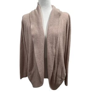 Barefoot Dreams® CozyChic Lite® Women’s Circle Cardigan In Smoky Pink Size M